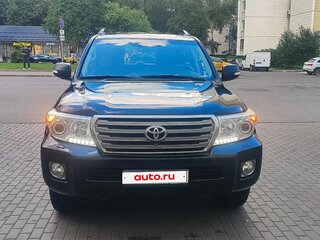 2015 Toyota Land Cruiser 200 Series Рестайлинг 1, чёрный, 2700000 рублей, вид 4