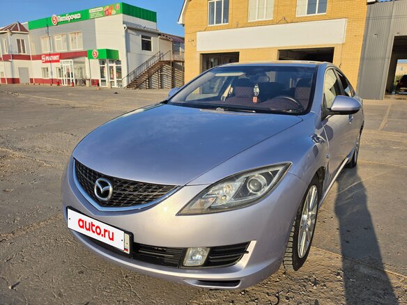 2008 Mazda 6 II (GH), фиолетовый, 750000 рублей