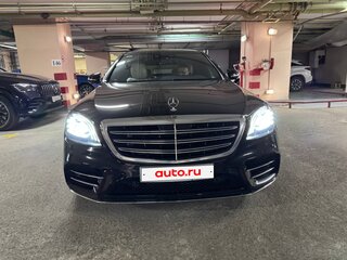 2020 Mercedes-Benz S-Класс 350 d Long VI (W222, C217) Рестайлинг, чёрный, 5500000 рублей, вид 2