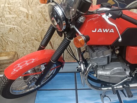 1987 Jawa 350/638, красный, 385000 рублей, вид 4