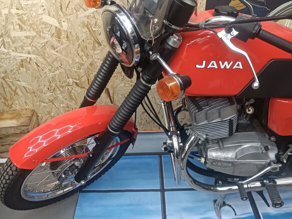 1987 Jawa 350/638, красный, 385000 рублей - вид 3