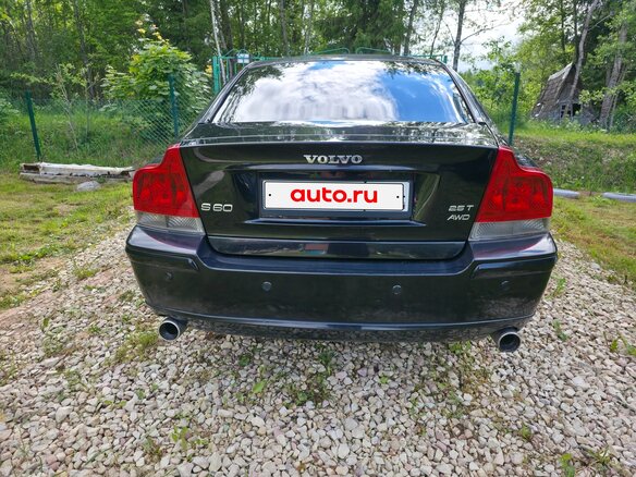 2007 Volvo S60 I Рестайлинг, чёрный - вид 5