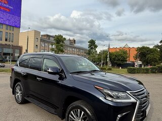 2020 Lexus LX 570 III Рестайлинг 2, синий, 10870000 рублей, вид 3