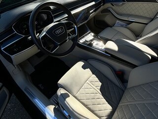 2024 Audi A8 Long 60 TFSI e IV (D5) Рестайлинг, чёрный, 15500000 рублей, вид 4