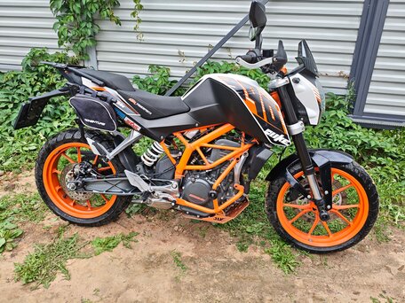 2015 KTM 390 Duke, оранжевый, 370000 рублей, вид 4