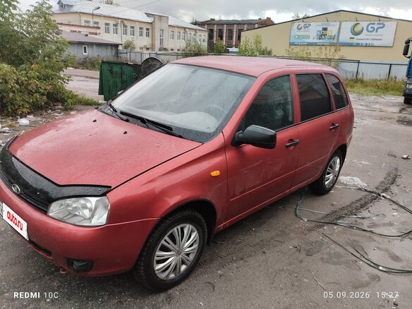 2009 Lada (ВАЗ) Kalina I, красный, 160000 рублей