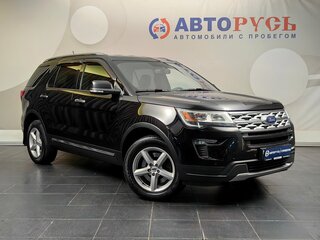 2019 Ford Explorer V Рестайлинг 2, чёрный, 3233000 рублей, вид 1