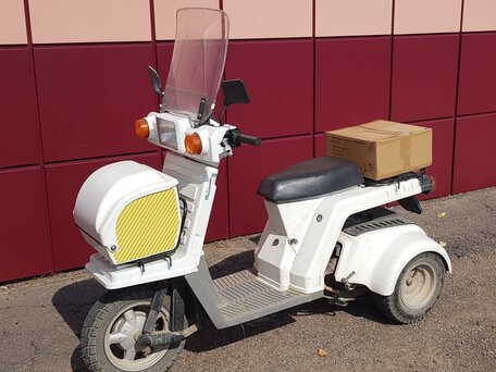 2012 Honda Gyro, белый, 135000 рублей, вид 1