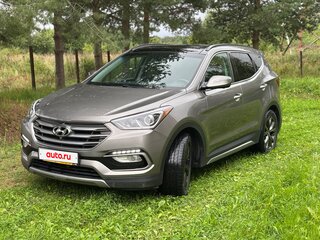 2017 Hyundai Santa Fe III Рестайлинг, серый, 2050000 рублей, вид 2