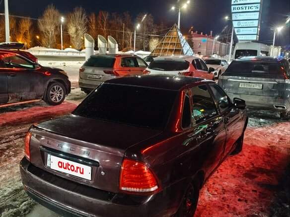 2013 Lada (ВАЗ) Priora I Рестайлинг, пурпурный, 370000 рублей - вид 4