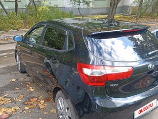 2014 Kia Rio 4-speed III, чёрный, 985000 рублей, вид 4