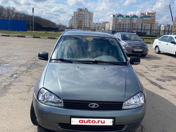2008 Lada (ВАЗ) Kalina I, серый, 300000 рублей - вид 1