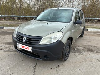 2013 Renault Sandero I, бежевый, 270000 рублей, вид 1