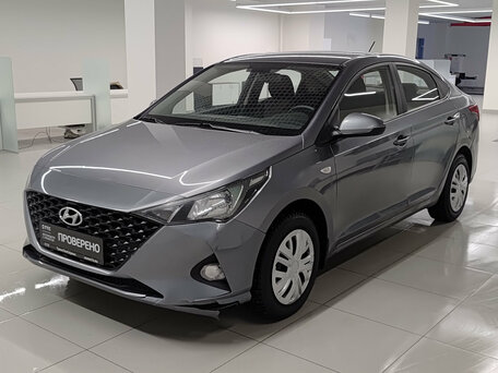 2020 Hyundai Solaris II Рестайлинг, серый, 970000 рублей, вид 1