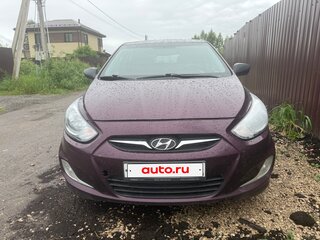 2011 Hyundai Solaris I, фиолетовый, 850000 рублей, вид 1