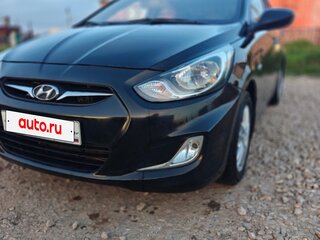 2012 Hyundai Solaris I, чёрный, 540000 рублей, вид 1