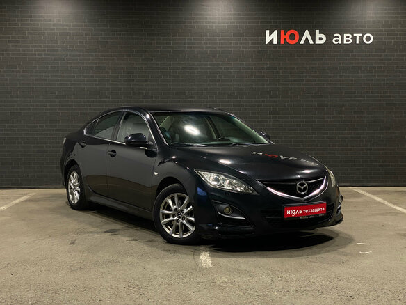 2009 Mazda 6 II (GH) Рестайлинг, чёрный - вид 2