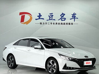 2022 Hyundai Elantra VII (CN7), белый, 1330000 рублей, вид 3