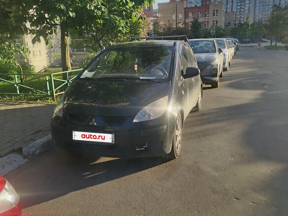 2004 Mitsubishi Colt VI (Z20/Z30), чёрный, 190000 рублей - вид 1