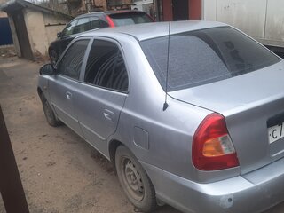 2007 Hyundai Accent ТагАЗ II, серебристый, 300000 рублей, вид 5