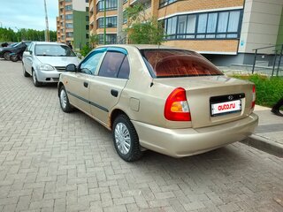 2006 Hyundai Accent ТагАЗ II, бежевый, 199000 рублей, вид 3
