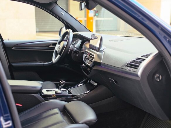 2022 BMW X3 20d xDrive III (G01) Рестайлинг, синий - вид 4