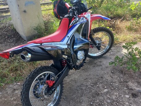 2021 Motoland CRF250 Enduro, красный, 120000 рублей, вид 4