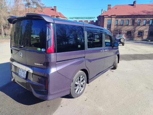 2015 Honda Stepwgn Spada V, фиолетовый, 1825000 рублей - вид 3