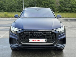 2019 Audi Q8 50 TDI I (4M), синий, 6250000 рублей, вид 2