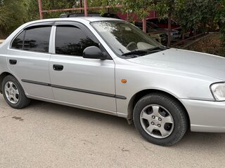 2007 Hyundai Accent ТагАЗ II, серебристый, 400000 рублей, вид 1