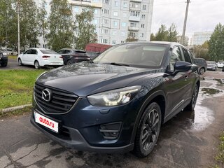 2017 Mazda CX-5 I Рестайлинг, синий, 1790000 рублей, вид 1