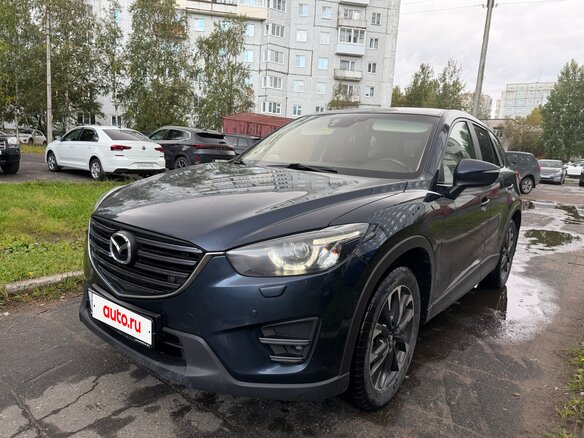2017 Mazda CX-5 I Рестайлинг, синий, 1790000 рублей