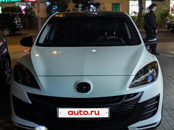 2011 Mazda 3 II (BL), белый, 580000 рублей