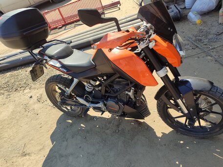 2012 KTM 200 Duke, оранжевый, 250000 рублей, вид 3
