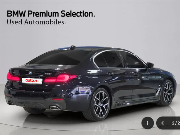 2022 BMW 5 серии 530i xDrive VII (G30/G31/G38) Рестайлинг, чёрный, 5390000 рублей - вид 3