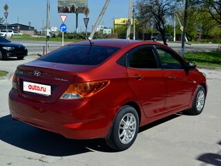 2011 Hyundai Solaris I, красный, 710000 рублей, вид 5