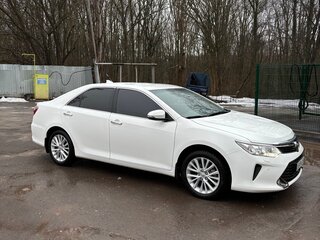 2015 Toyota Camry US Market VII (XV50) Рестайлинг, белый, 2550000 рублей, вид 4