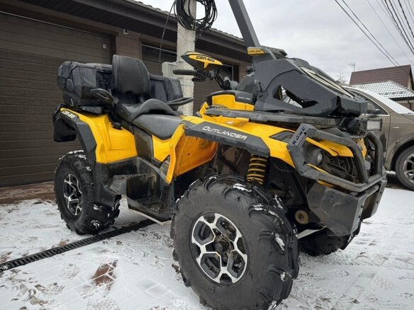 2012 BRP Can-Am Outlander MAX 500, жёлтый, 650000 рублей - вид 2