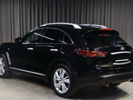 2012 Infiniti FX37 II (S51) Рестайлинг, чёрный, вид 4