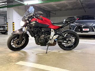 2016 Yamaha MT-07 (FZ-07), красный, 590000 рублей, вид 5