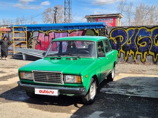 2005 Lada (ВАЗ) 2107, зелёный, 120000 рублей, вид 3