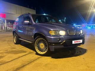 2002 BMW X5 4.6is I (E53), синий, 1250000 рублей, вид 1