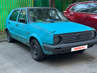 1991 Volkswagen Golf II, синий, 60000 рублей, вид 2