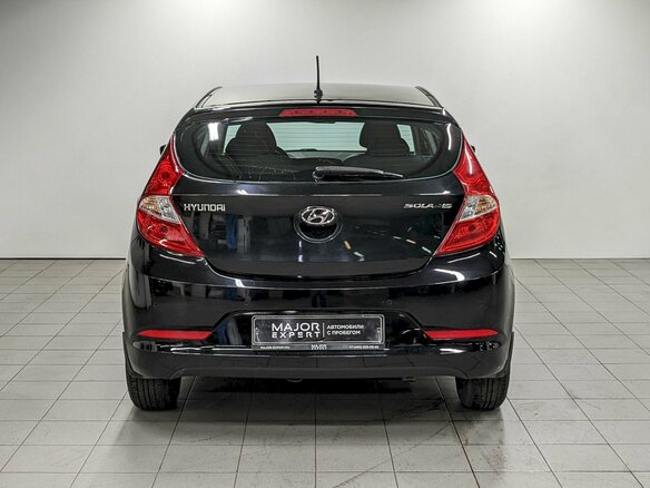 2015 Hyundai Solaris I Рестайлинг, чёрный - вид 5
