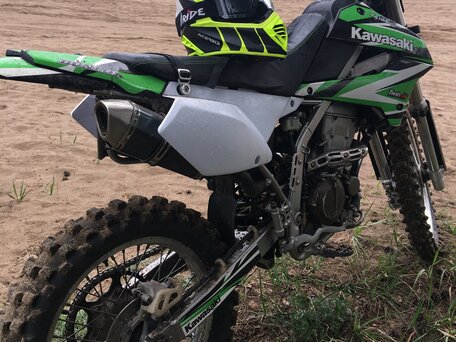 2006 Kawasaki KLX 250, зелёный, 250000 рублей, вид 1