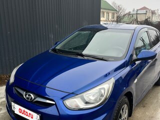 2012 Hyundai Solaris I, синий, 700000 рублей, вид 1