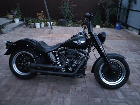 2015 Harley-Davidson Fat Boy, чёрный, 1950000 рублей, вид 1