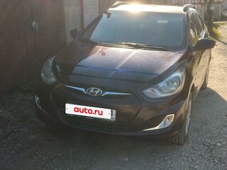 2012 Hyundai Solaris I, фиолетовый, 530000 рублей, вид 5