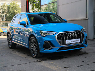 2018 Audi Q3 45 TFSI II (F3), синий, 3450000 рублей, вид 3