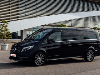 2022 Mercedes-Benz V-Класс Extra Long 260 экстра длинный III (W447) Рестайлинг, чёрный, 7500000 рублей, вид 2